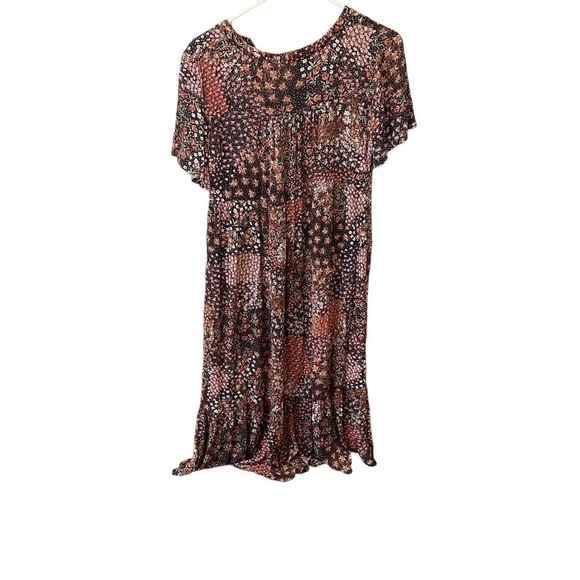 Knox Rose Patchwork Ladies Flowy, Pullover Floral, Casual, Embroidery, Ruffle‎ S - Picture 5 of 16